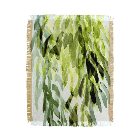 Iris Lehnhardt FP 3 green Throw Blanket