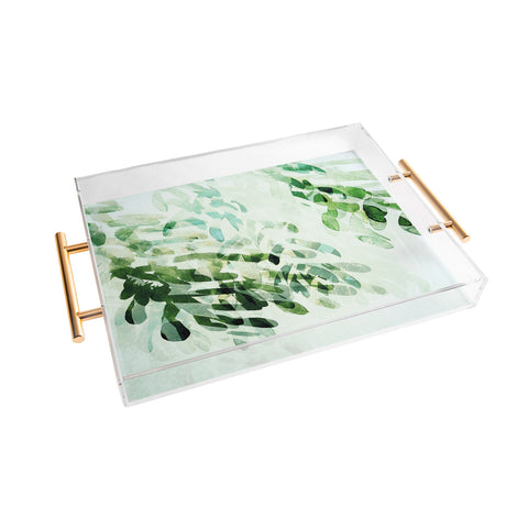 Iris Lehnhardt fresh summer rain Acrylic Tray