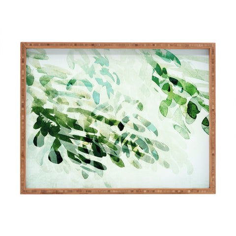 Iris Lehnhardt fresh summer rain Rectangular Tray