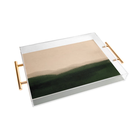 Iris Lehnhardt green hills Acrylic Tray