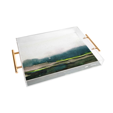 Iris Lehnhardt layers of colour 1 Acrylic Tray