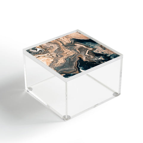 Iris Lehnhardt marble copper and blue Acrylic Box