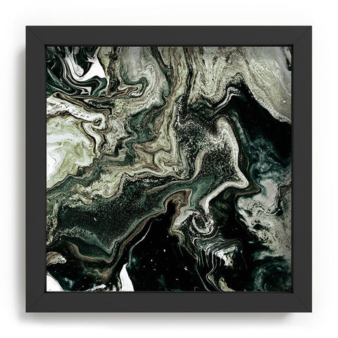 Iris Lehnhardt marble organic greens Recessed Framing Square