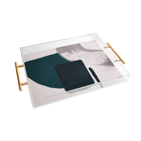Iris Lehnhardt minimalist painting 02 Acrylic Tray