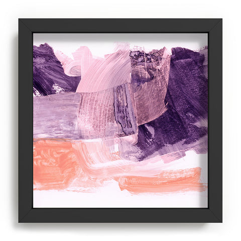 Iris Lehnhardt peach fuzz and purple Recessed Framing Square