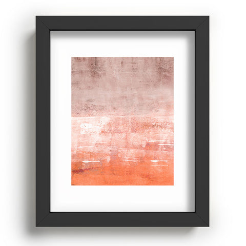 Iris Lehnhardt soft coral Recessed Framing Rectangle