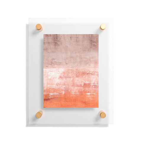 Iris Lehnhardt soft coral Floating Acrylic Print