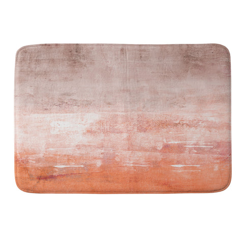 Iris Lehnhardt soft coral Memory Foam Bath Mat
