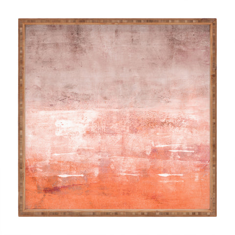 Iris Lehnhardt soft coral Square Tray