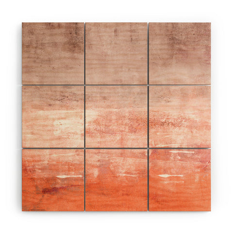 Iris Lehnhardt soft coral Wood Wall Mural