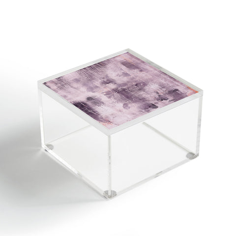Iris Lehnhardt tex mix purple Acrylic Box