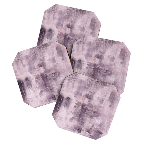 Iris Lehnhardt tex mix purple Coaster Set