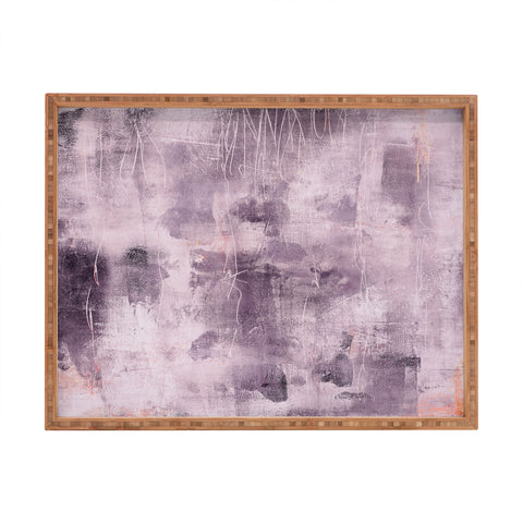 Iris Lehnhardt tex mix purple Rectangular Tray
