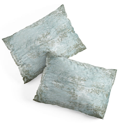 Iris Lehnhardt texture pale green Pillow Shams