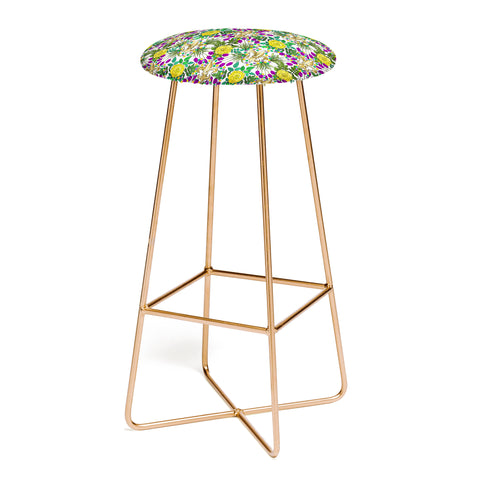 IrishVikingDesigns Mardi Gras I Bar Stool