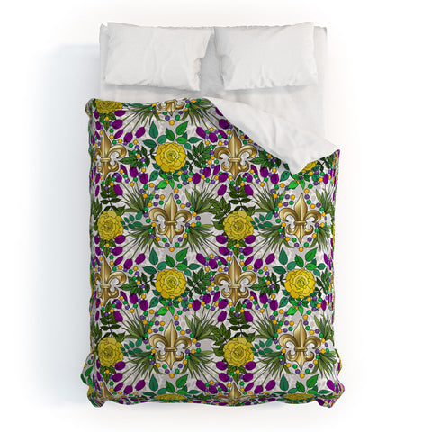 IrishVikingDesigns Mardi Gras I Duvet Cover