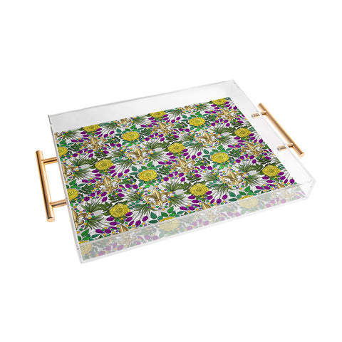 IrishVikingDesigns Mardi Gras I Acrylic Tray