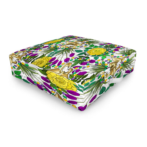 IrishVikingDesigns Mardi Gras I Outdoor Floor Cushion