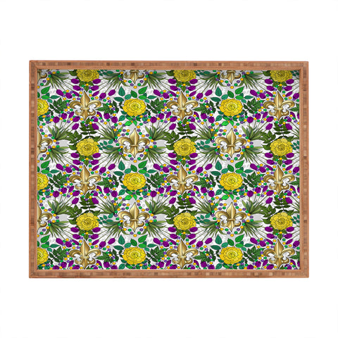 IrishVikingDesigns Mardi Gras I Rectangular Tray