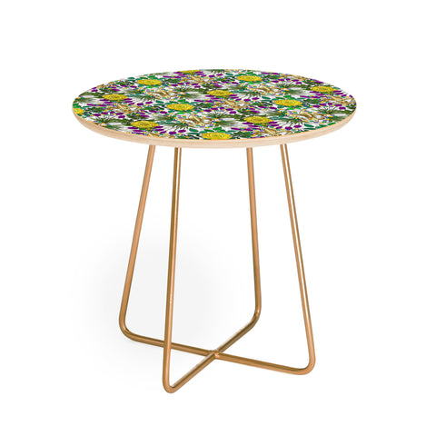 IrishVikingDesigns Mardi Gras I Round Side Table