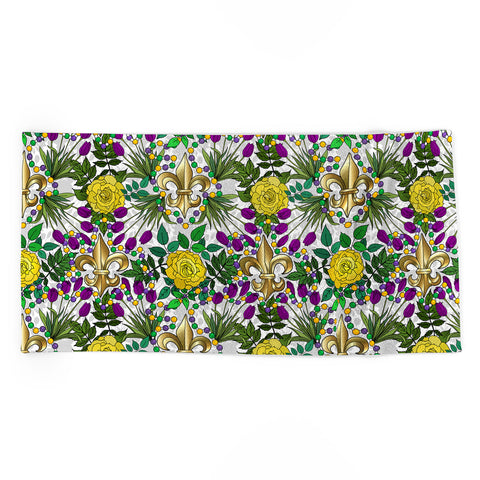 IrishVikingDesigns Mardi Gras I Beach Towel