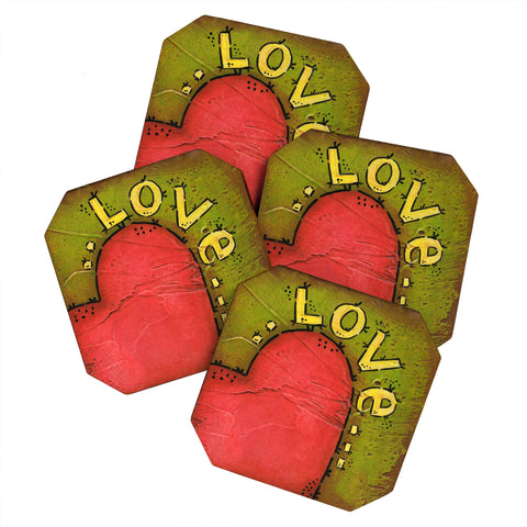 Isa Zapata Amor Coaster Set