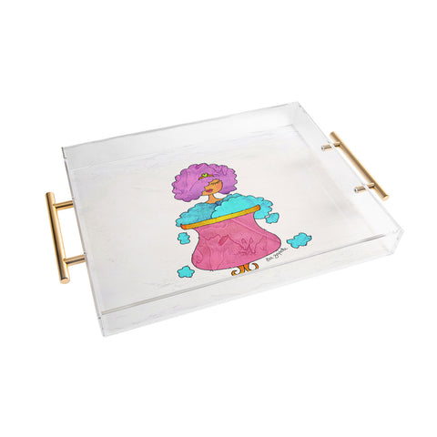 Isa Zapata Burbujas Acrylic Tray