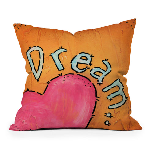 Isa Zapata Dream Outdoor Throw Pillow