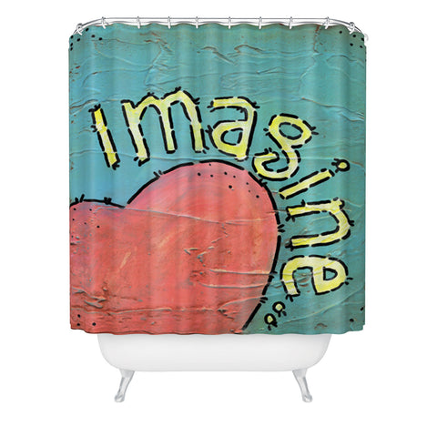 Isa Zapata Lennon Shower Curtain