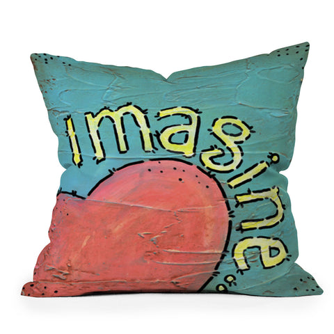 Isa Zapata Lennon Throw Pillow