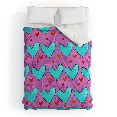 Isa Zapata Love Butterfly Duvet Cover