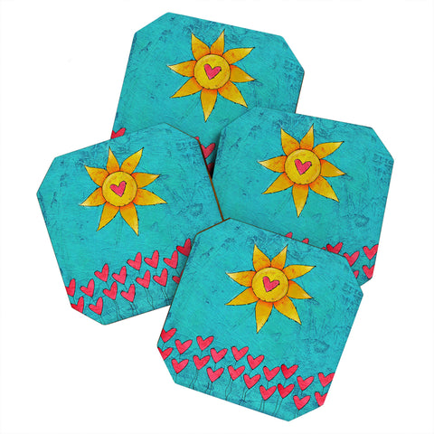 Isa Zapata Love Garden Coaster Set