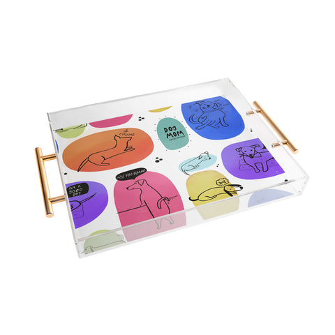 Isa Zapata Mutt Mom Acrylic Tray
