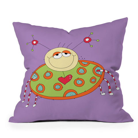 Isa Zapata Trukas Ariana Outdoor Throw Pillow