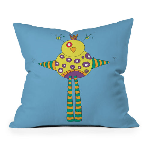 Isa Zapata Trukas James Outdoor Throw Pillow