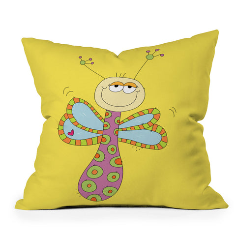 Isa Zapata Trukas Libertad Outdoor Throw Pillow