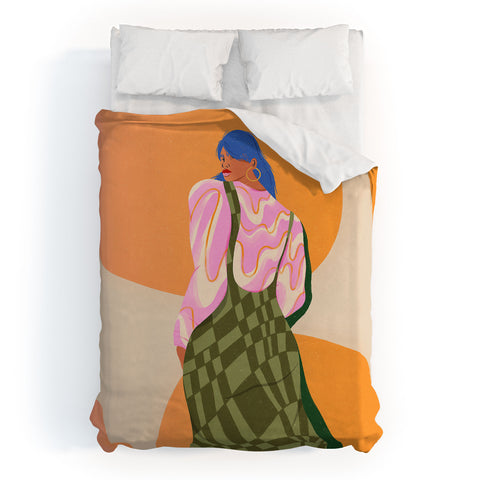 isabelahumphrey Stylish Woman Duvet Cover