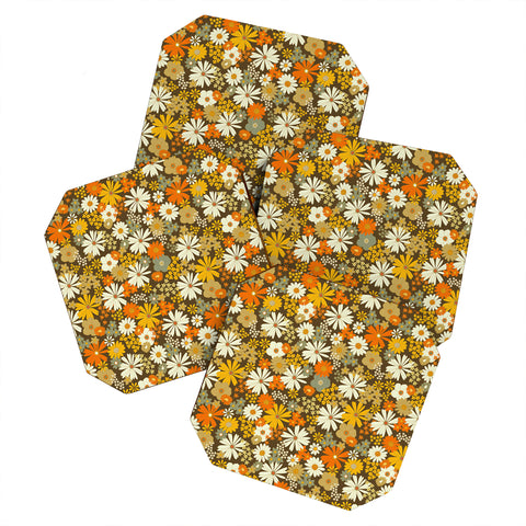 Iveta Abolina 70s Florals Coaster Set