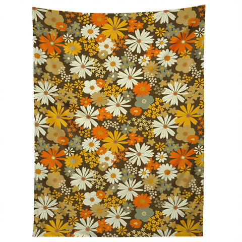 Iveta Abolina 70s Florals Tapestry