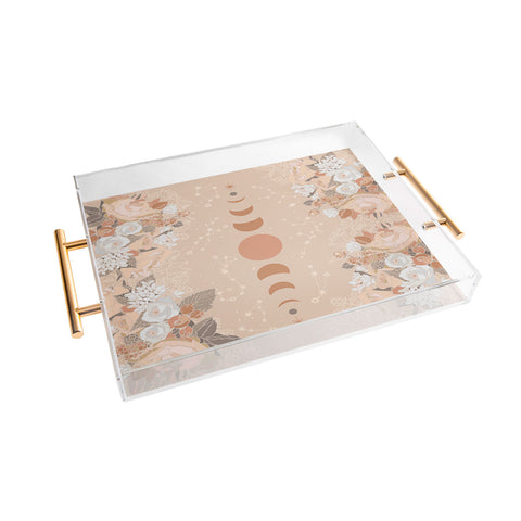 Iveta Abolina Aeris Coral Moon Acrylic Tray