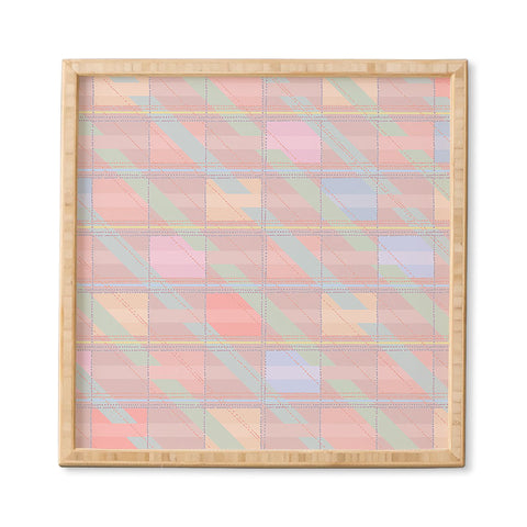 Iveta Abolina Aida Peach Framed Wall Art