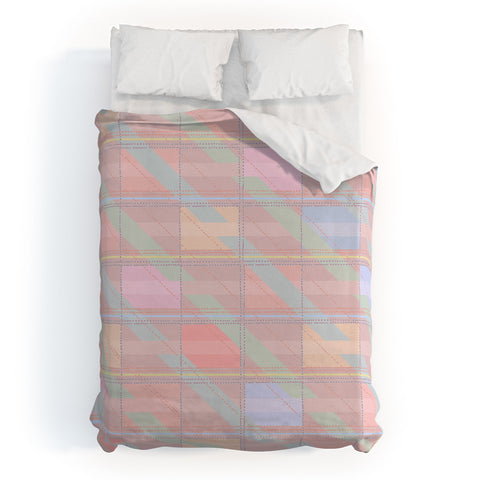 Iveta Abolina Aida Peach Duvet Cover