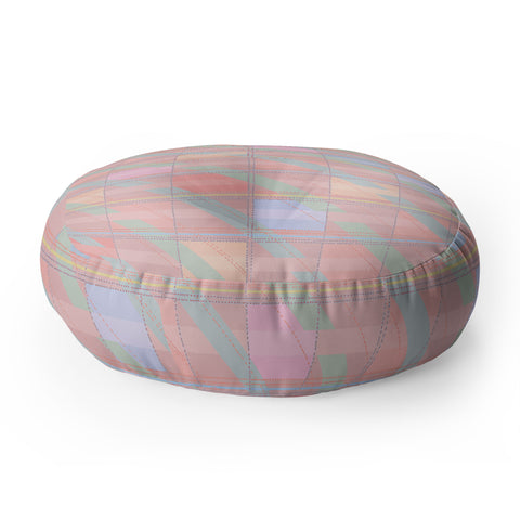 Iveta Abolina Aida Peach Floor Pillow Round