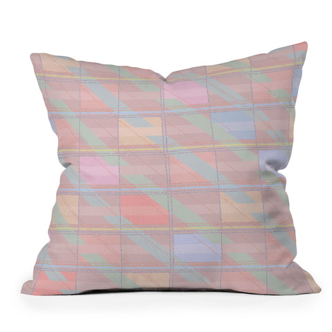 Iveta Abolina Aida Peach Throw Pillow