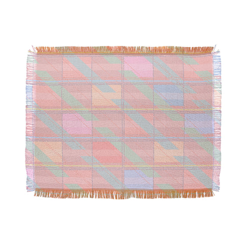 Iveta Abolina Aida Peach Throw Blanket