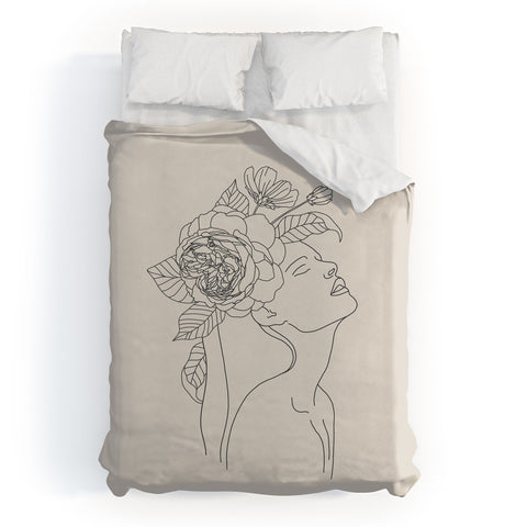 Iveta Abolina Alexandria Botany I Duvet Cover