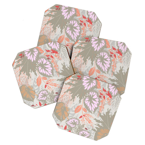 Iveta Abolina Alocasia Garden Coaster Set