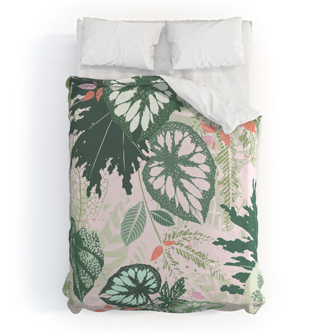 Iveta Abolina Alocasia Garden Green Duvet Cover