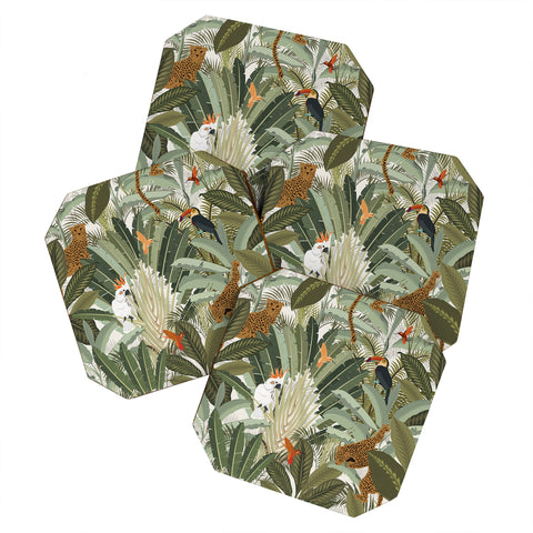 Iveta Abolina Amazon Palm Coaster Set