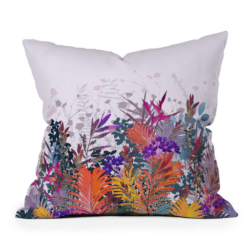 Iveta Abolina Anabelle Lilac Outdoor Throw Pillow